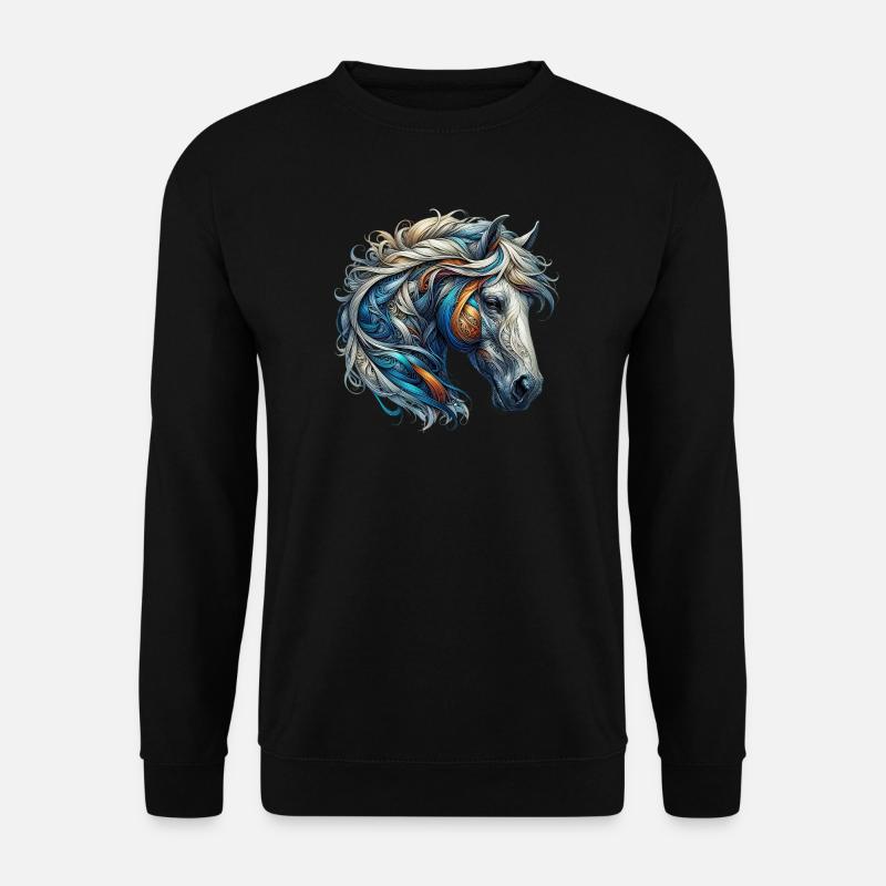 Cheval - Sweat-shirt Unisexe - noir