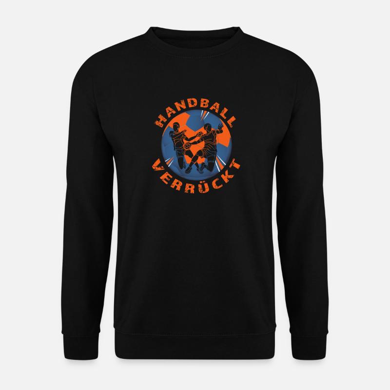 Handball verrückt - Unisex Pullover - Schwarz