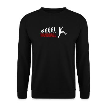 Evolution Handball - Unisex Pullover - Schwarz - Vorne - Alina (178cm) & Michal (187cm)