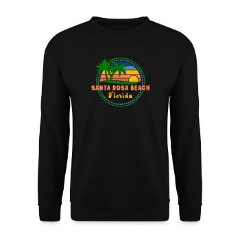 Santa Rosa Beach - Unisex Sweatshirt - black - Front - Alina (178cm) & Michal (187cm)