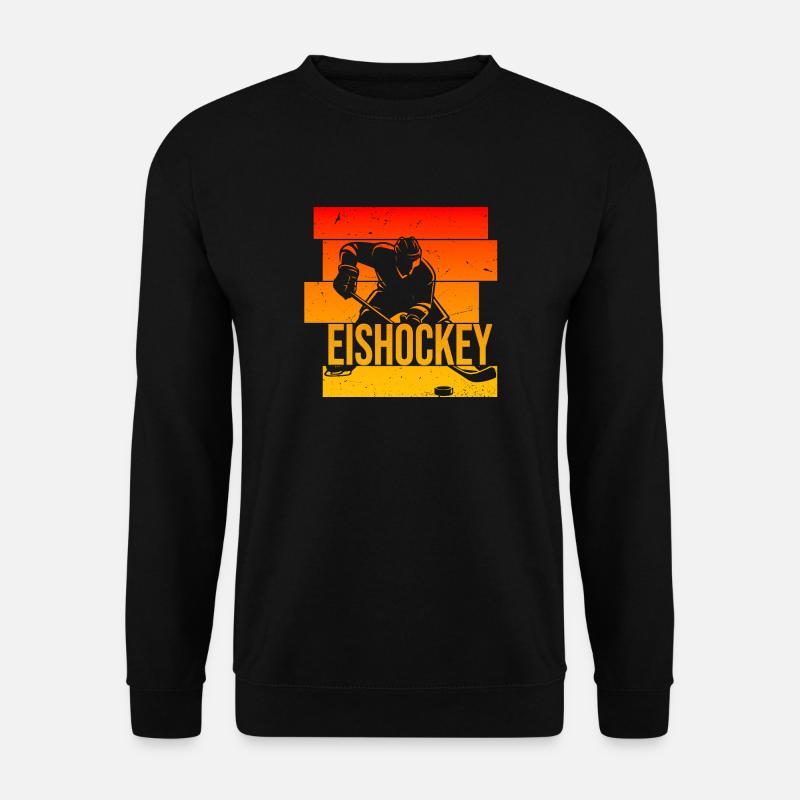 Eishockey - Unisex Pullover - Schwarz