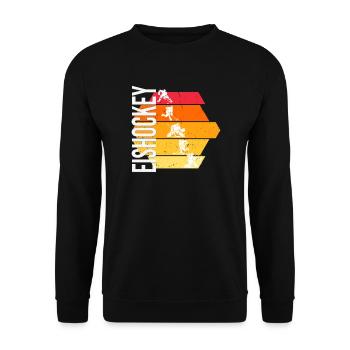 Eishockey - Unisex Pullover - Schwarz - Vorne - Alina (178cm) & Michal (187cm)