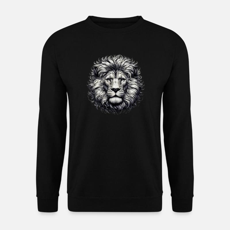 Lion - Unisex Sweatshirt - black