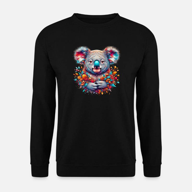 Koala - Unisex Pullover - Schwarz