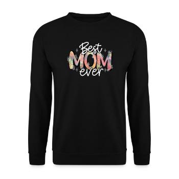Cadeau Fête des Mères Amour Maman Meilleure Maman Jamais - Sweat-shirt Unisexe - noir - Devant - Alina (178cm) & Michal (187cm)