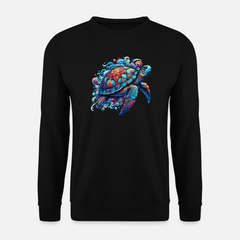 Turtle - Unisex Sweatshirt - black
