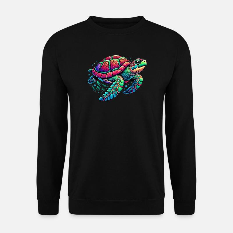 Turtle - Unisex Sweatshirt - black