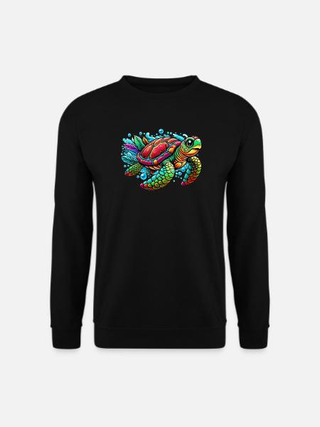Turtle - Unisex Sweatshirt - black