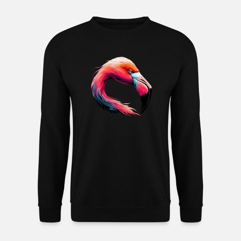 Flamingo - Unisex Sweatshirt - black