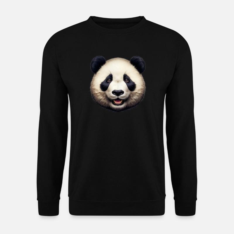 Panda - Unisex Sweatshirt - black