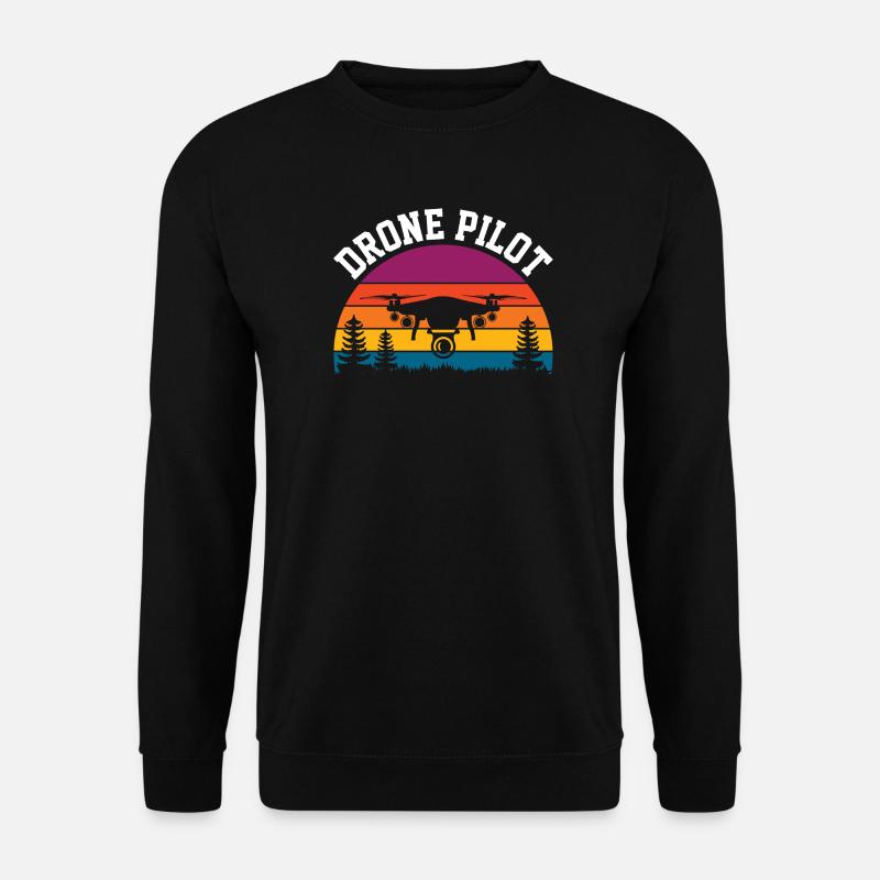 Drohnen-Pilot - Unisex Pullover - Schwarz