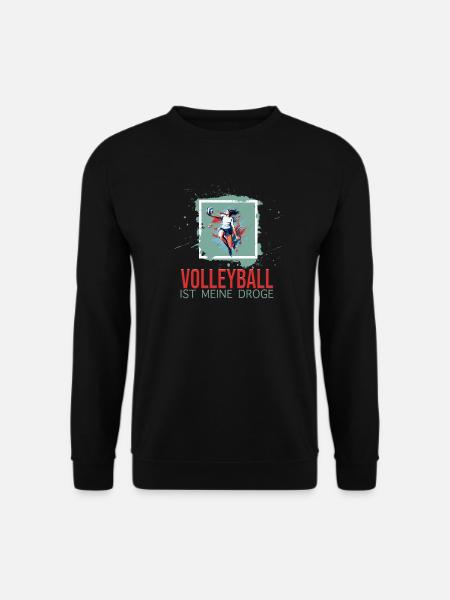 Volleyball ist meine Droge - Unisex Pullover - Schwarz