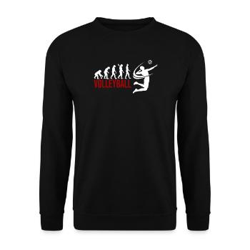 Evolution Volleyball - Unisex Pullover - Schwarz - Vorne - Alina (178cm) & Michal (187cm)