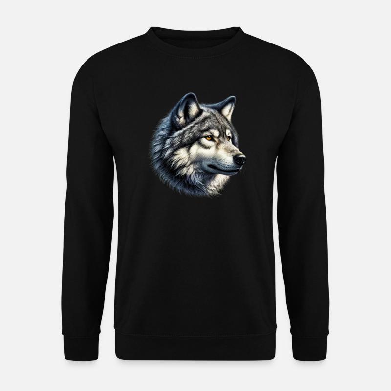 Loup - Sweat-shirt Unisexe - noir
