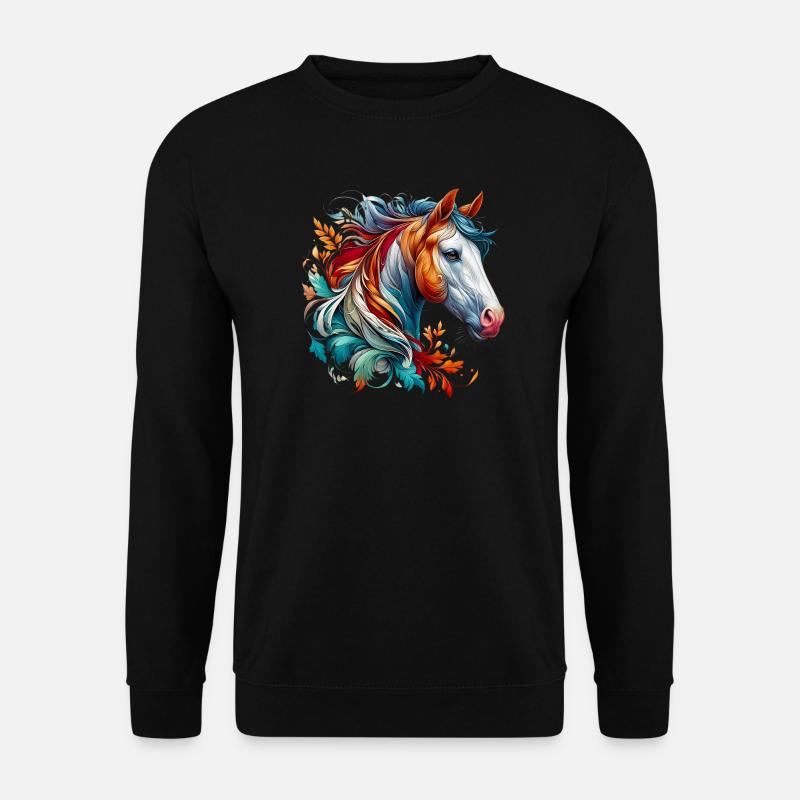 Horse - Unisex Sweatshirt - black