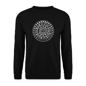 Wheel of the Year (W) - Unisex Sweatshirt - black - Front - Alina (178cm) & Michal (187cm)