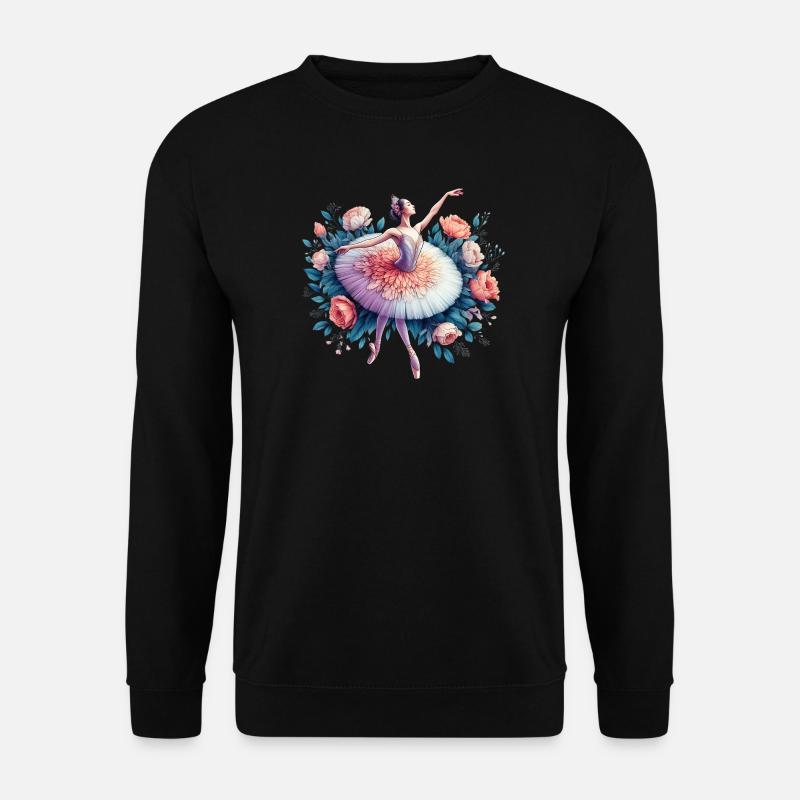 Danseuse de ballet avec tutu - Sweat-shirt Unisexe - noir