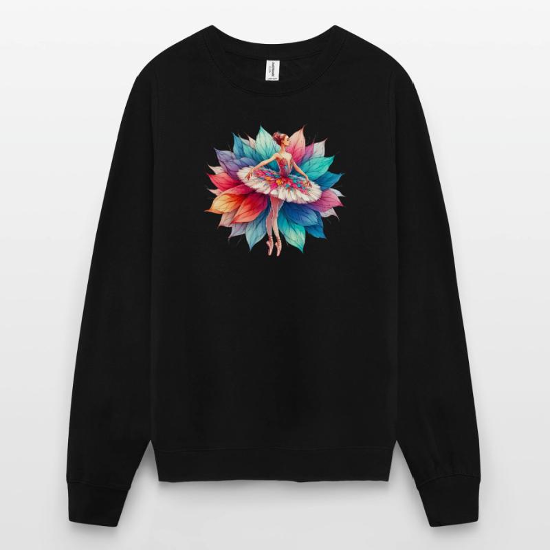 Danseuse de ballet avec tutu Sweat-shirt Unisexe