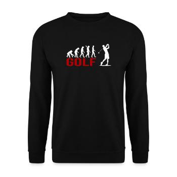 Evolution Golfsport - Unisex Pullover - Schwarz - Vorne - Alina (178cm) & Michal (187cm)
