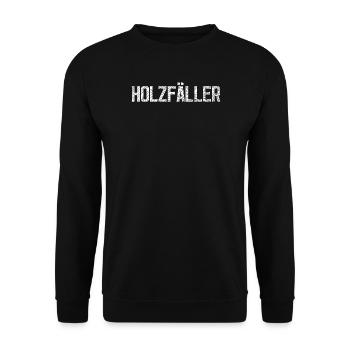 Forester tronçonneuse bois bûcheron menuiserie - Sweat-shirt Unisexe - noir - Devant - Alina (178cm) & Michal (187cm)