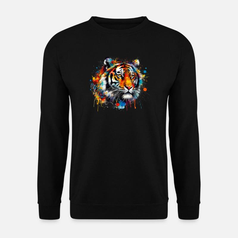 Tiger - Unisex Pullover - Schwarz