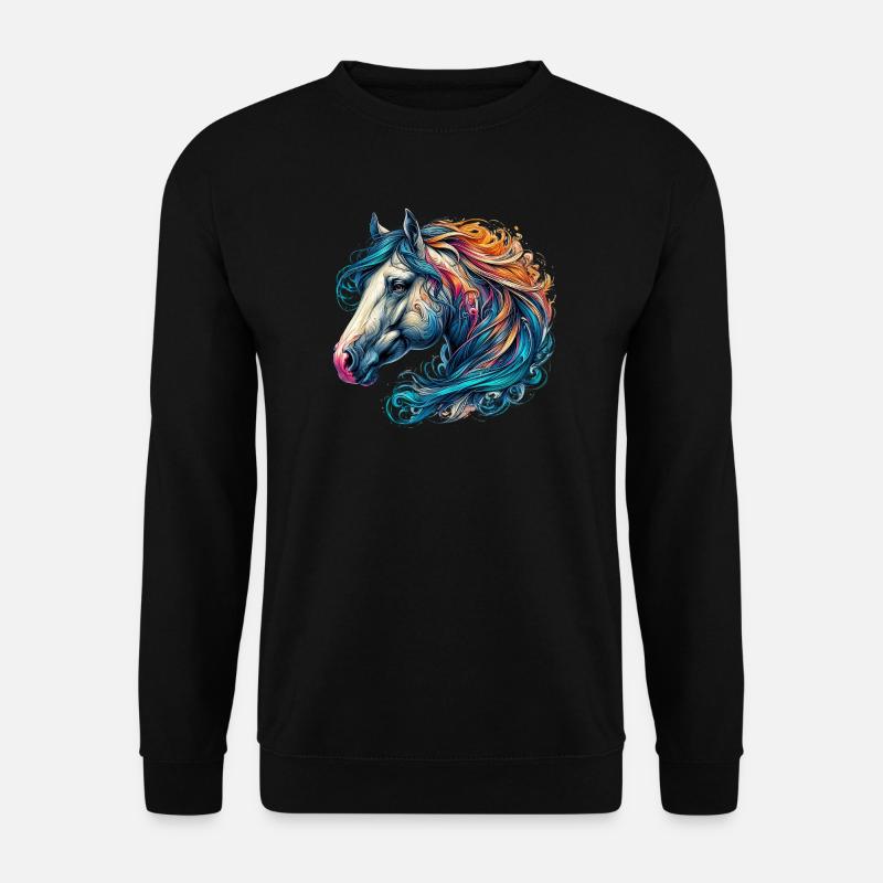 Cheval - Sweat-shirt Unisexe - noir