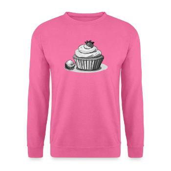 Cupcake Strawberry - Unisex Pullover - Pink - Vorne