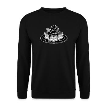 Brownie chaud - Sweat-shirt Unisexe - noir - Devant - Alina (178cm) & Michal (187cm)