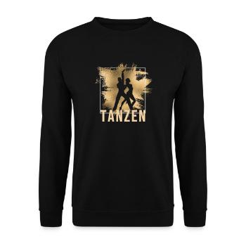 Tanzen - Unisex Pullover - Schwarz - Vorne - Alina (178cm) & Michal (187cm)