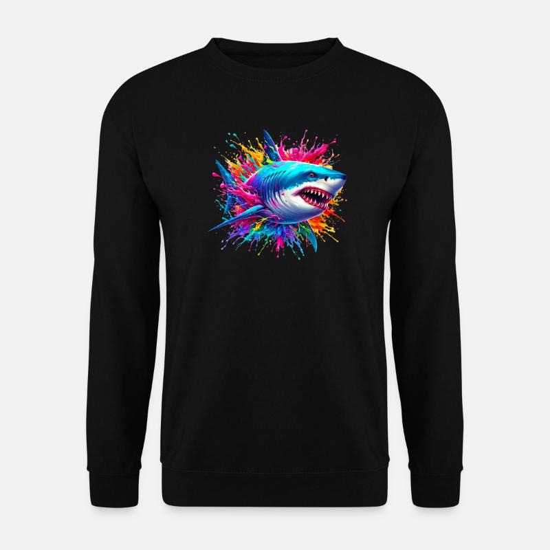 Shark - Unisex Sweatshirt - black
