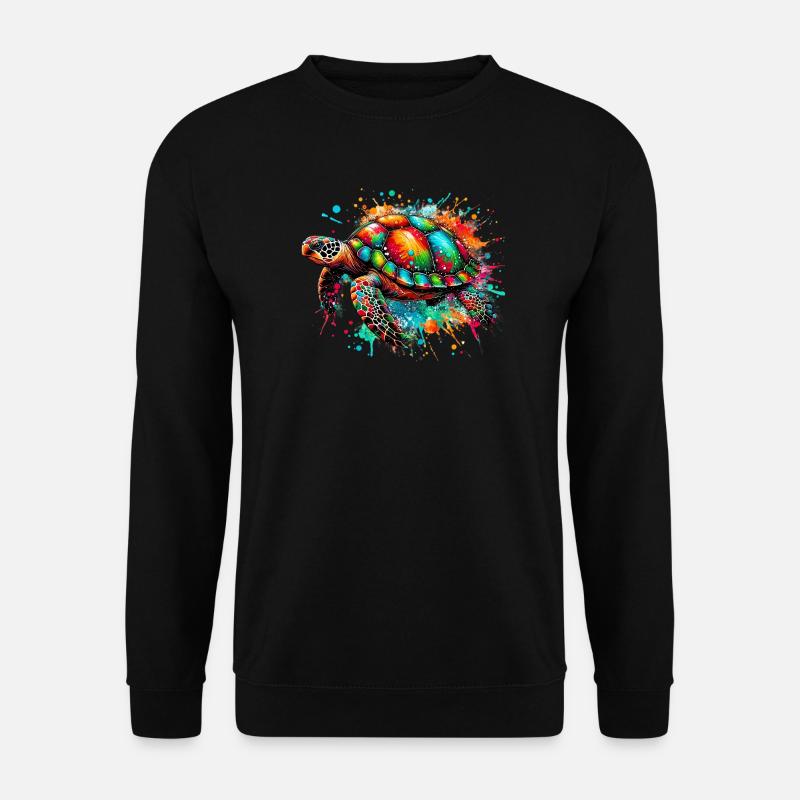 Turtle - Unisex Sweatshirt - black