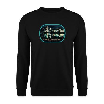 Nuit au château de San Giorgio, Mantoue - Sweat-shirt Unisexe - noir - Devant - Alina (178cm) & Michal (187cm)