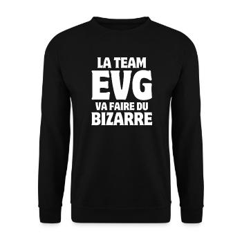 enterrement de vie de garçon, EVG, mariés - Sweat-shirt Unisexe - noir - Devant - Alina (178cm) & Michal (187cm)