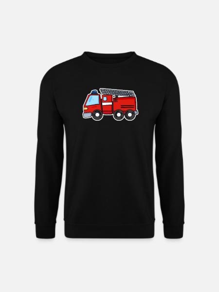 Feuerwehr Auto - Unisex Pullover - Schwarz