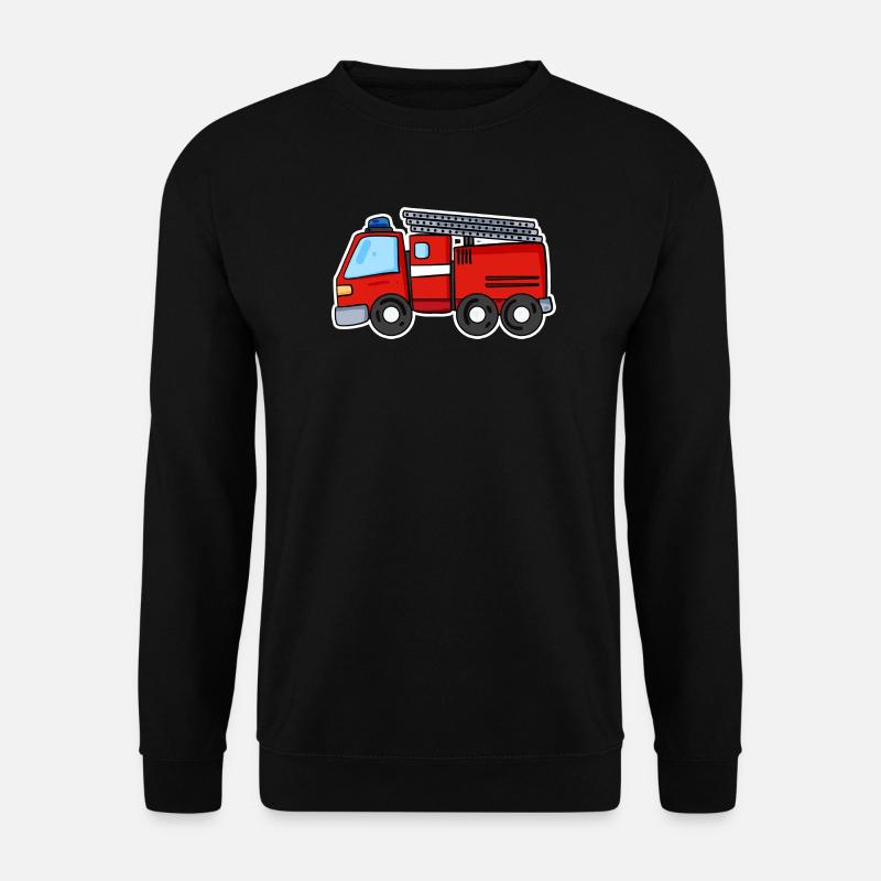 Fire Truck - Unisex Sweatshirt - black