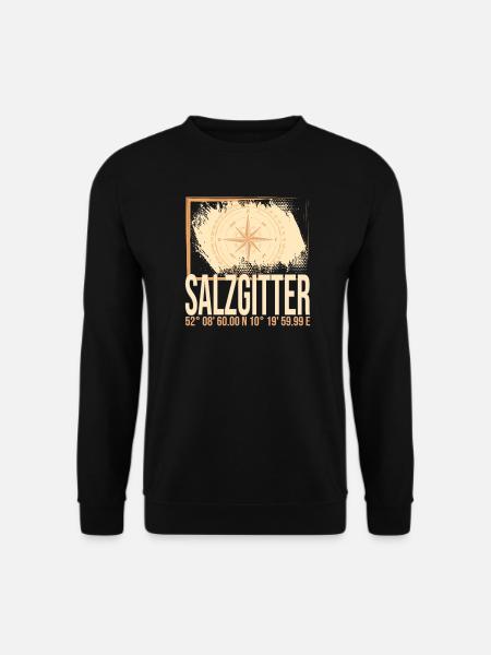 Salzgitter Koordinaten - Unisex Pullover - Schwarz