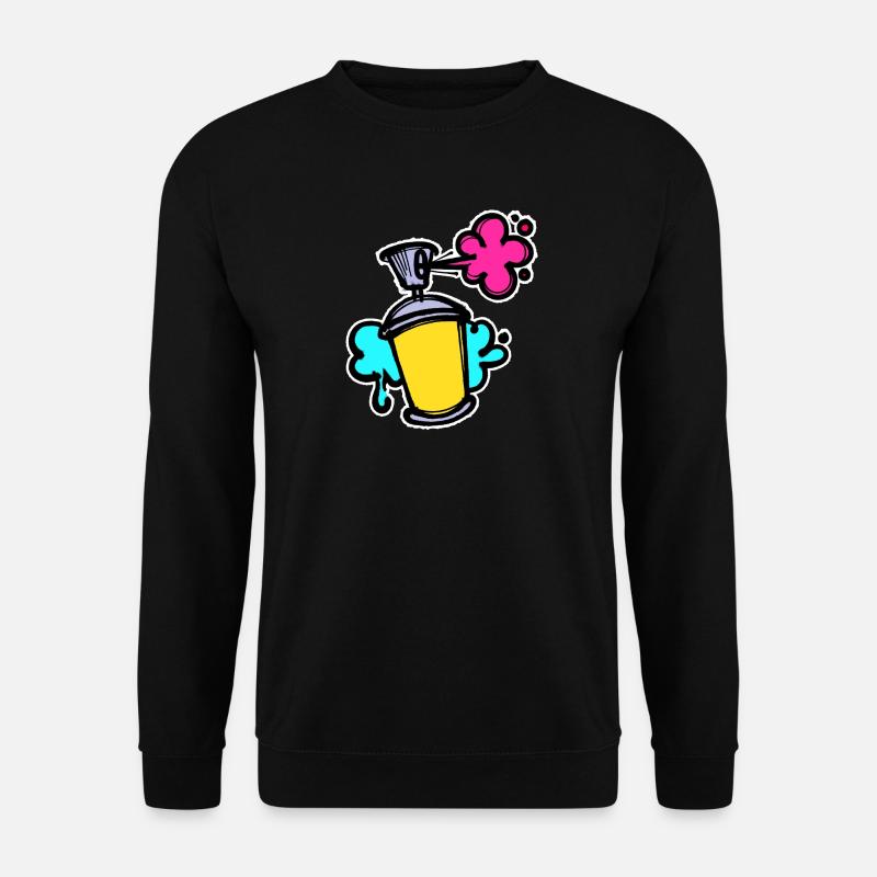 Graffiti Sreet Art Spraydose Sprayer Wildstyle - Unisex Pullover - Schwarz