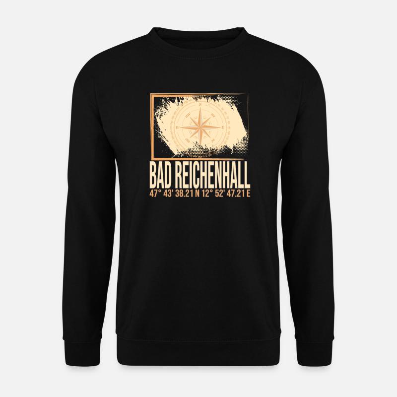 Bad Reichenhall Koordinaten - Unisex Pullover - Schwarz