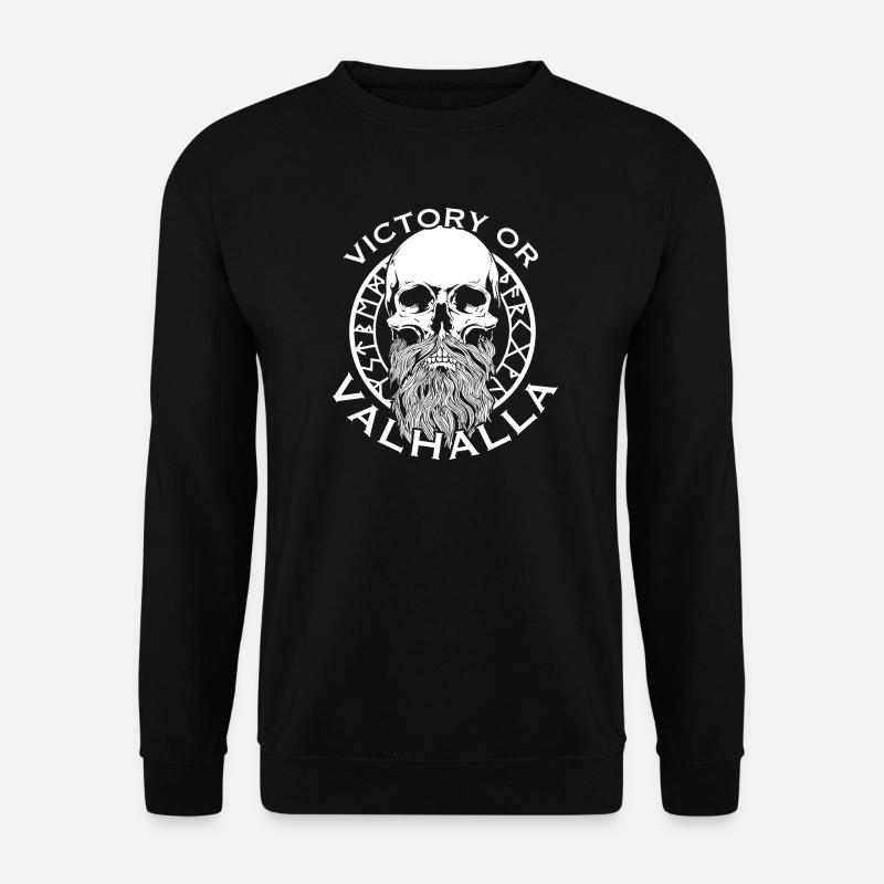 Victoria oder Walhalla - Unisex Pullover - Schwarz