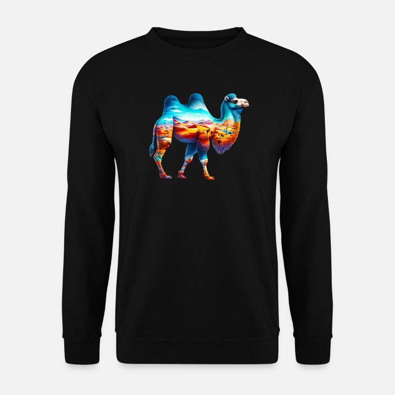 Kamel - Unisex Pullover - Schwarz