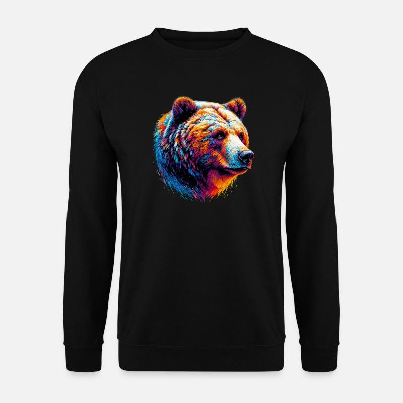 Bear - Unisex Sweatshirt - black