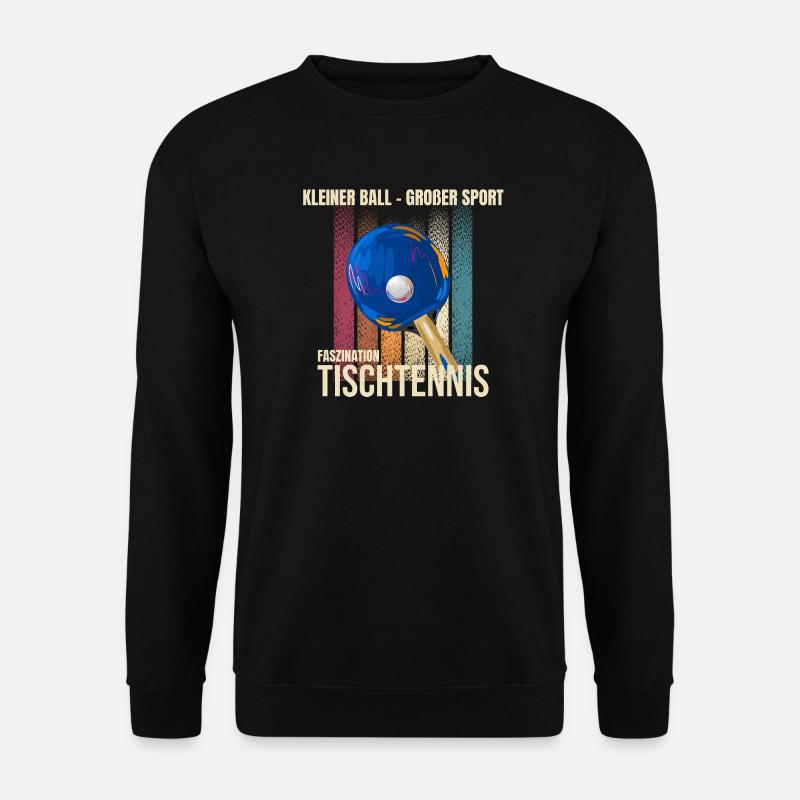 Kleiner Ball Großer Sport - Unisex Pullover - Schwarz