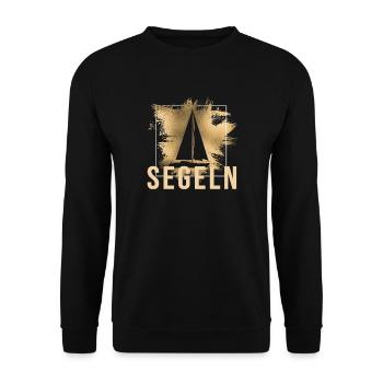 Segeln - Unisex Pullover - Schwarz - Vorne - Alina (178cm) & Michal (187cm)