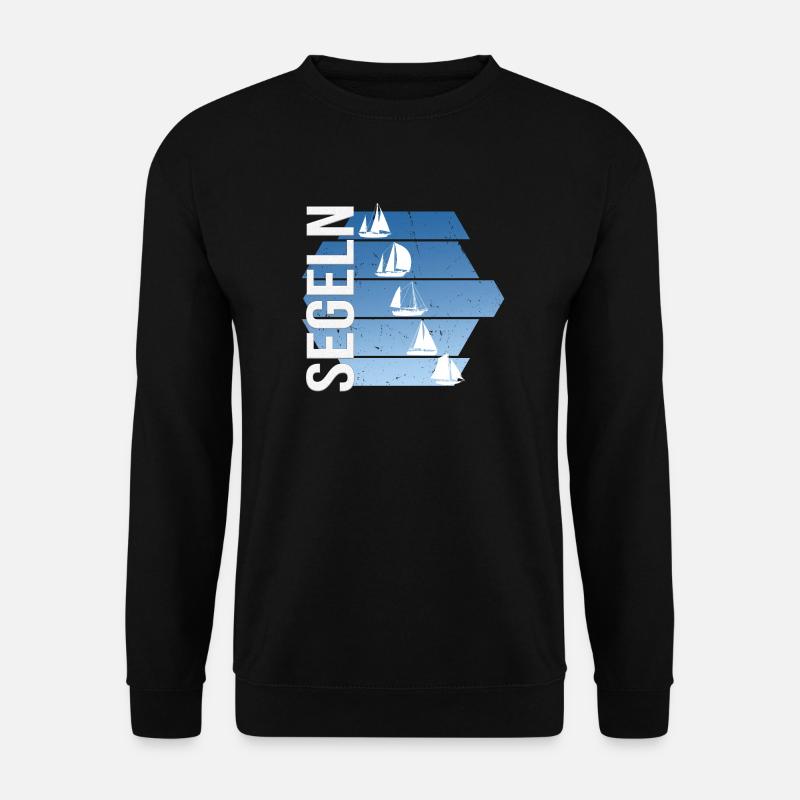 Segeln - Segelsport - Unisex Pullover - Schwarz