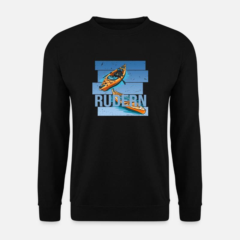 Rudern - Unisex Pullover - Schwarz