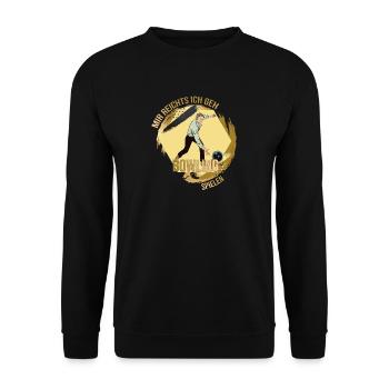 Mir reichts, ich geh Bowling spielen - Unisex Pullover - Schwarz - Vorne - Alina (178cm) & Michal (187cm)