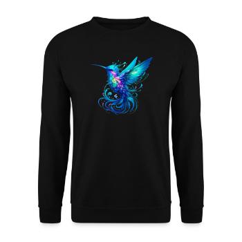 Colibri - Sweat-shirt Unisexe - noir - Devant - Alina (178cm) & Michal (187cm)