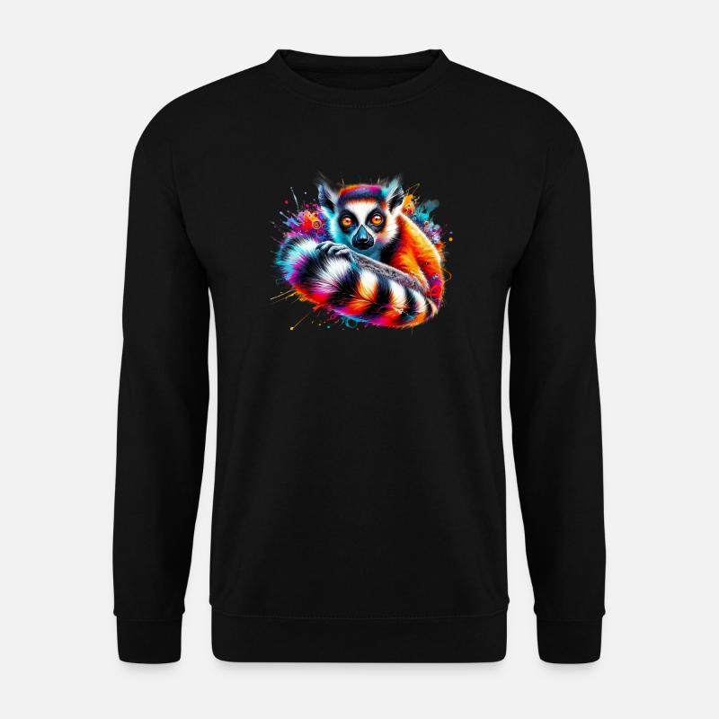 Lemur - Bluza unisex - czarny