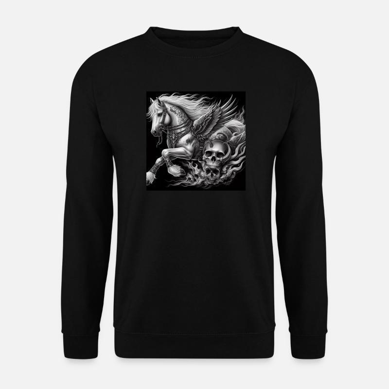 Heavy Pegasus - Unisex Sweatshirt - black