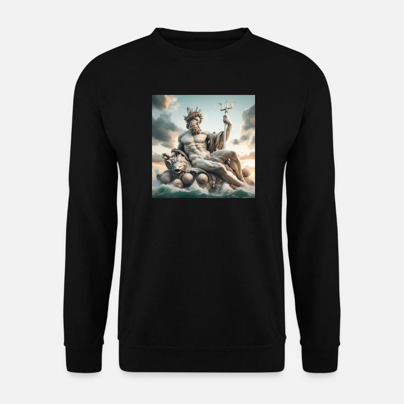 Poseidon - Unisex Pullover - Schwarz
